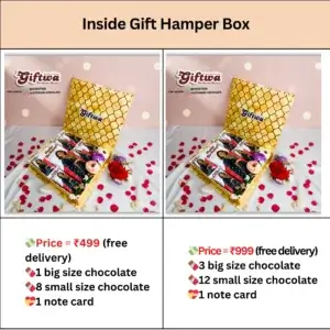 Personalized KitKat chocolate gift hamper with custom photo wrapper – unique birthday gift for women, wife and girlfriend 3