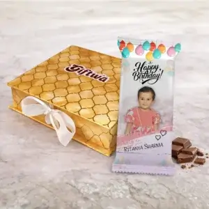 Unique birthday gift for son & daughter with personalized chocolates